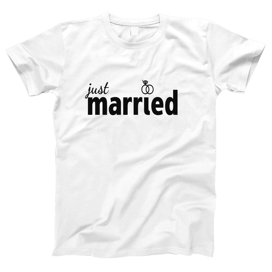 Just Married Women's T-shirt | White
