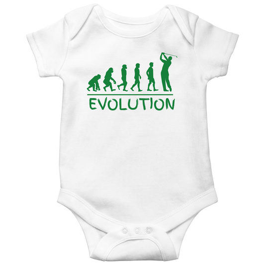 Golf Evolution Baby Bodysuits | White