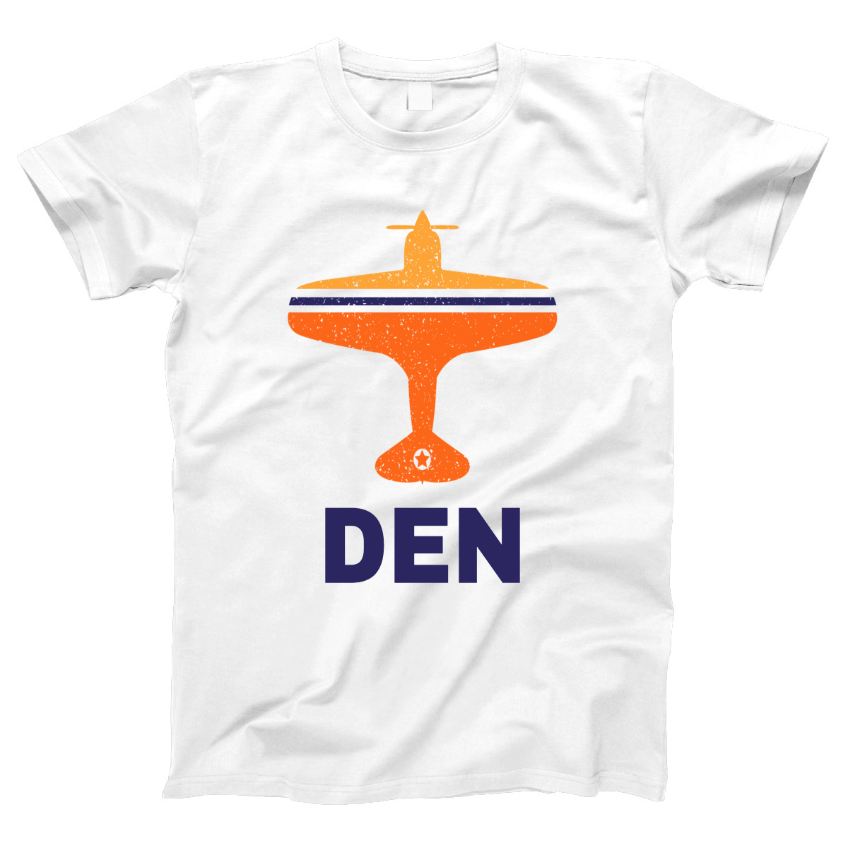 Fly Denver DEN Airport Women's T-shirt | White