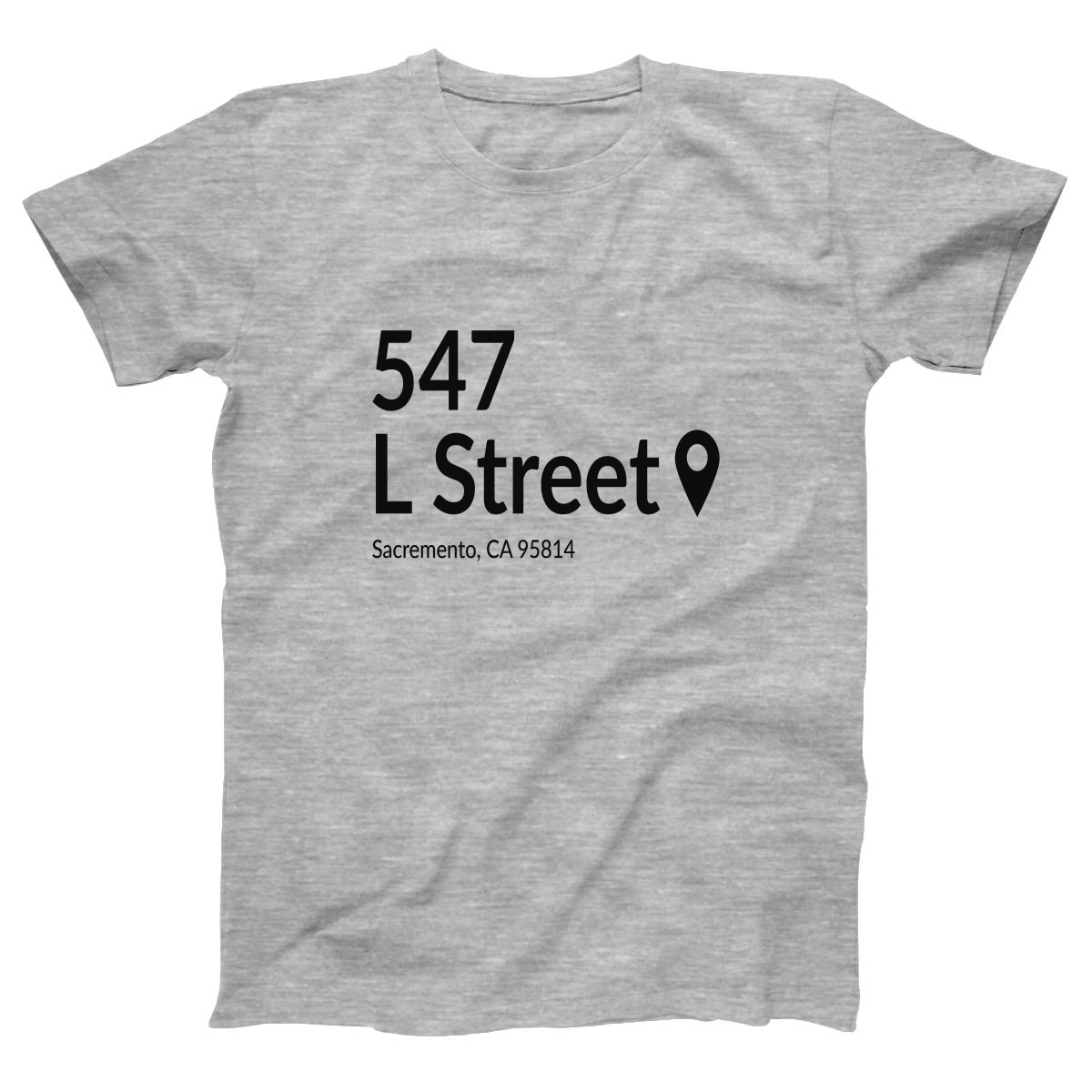 Sacramento Basketball Stadium Women's T-shirt | Gray