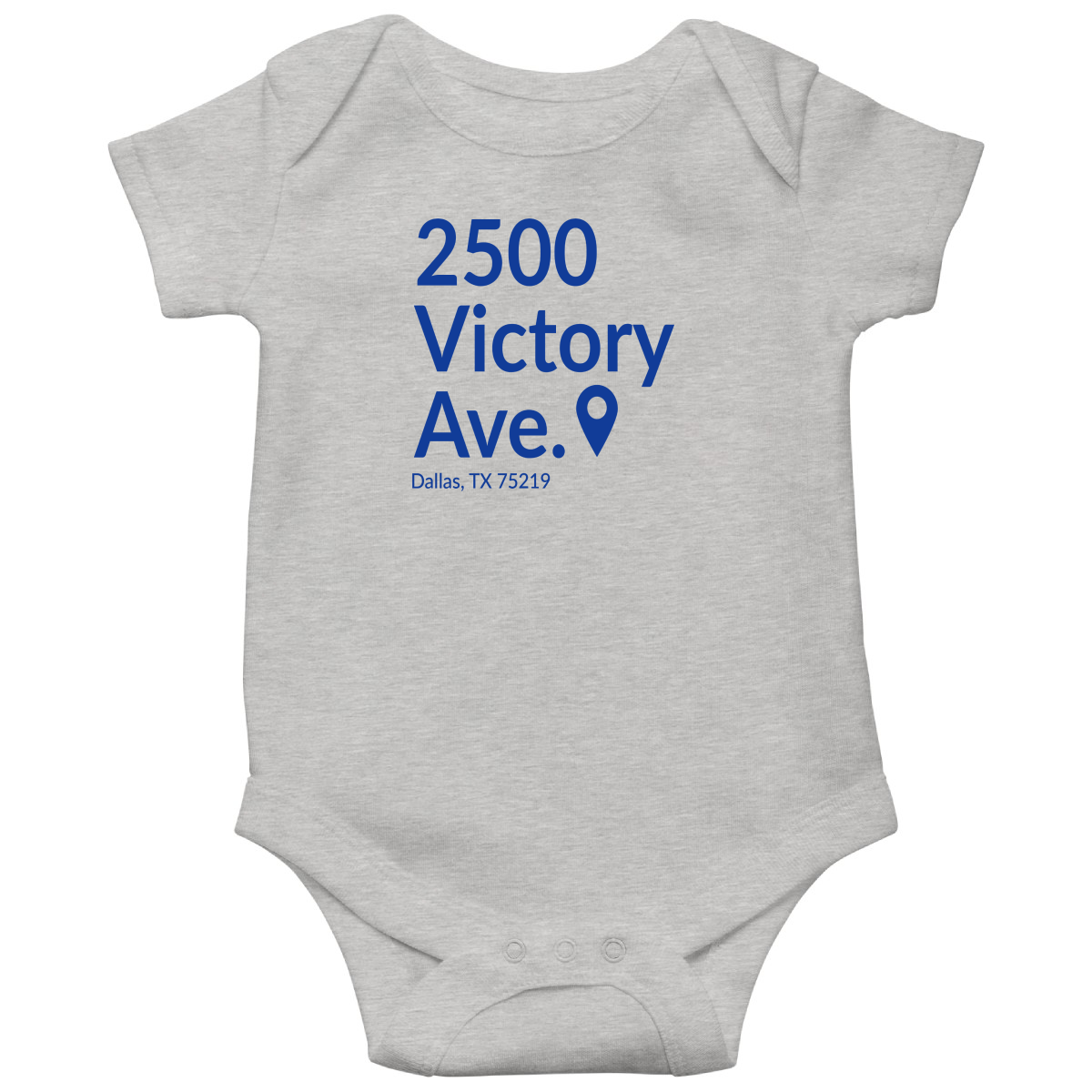 Dallas Basketball Stadium Baby Bodysuits