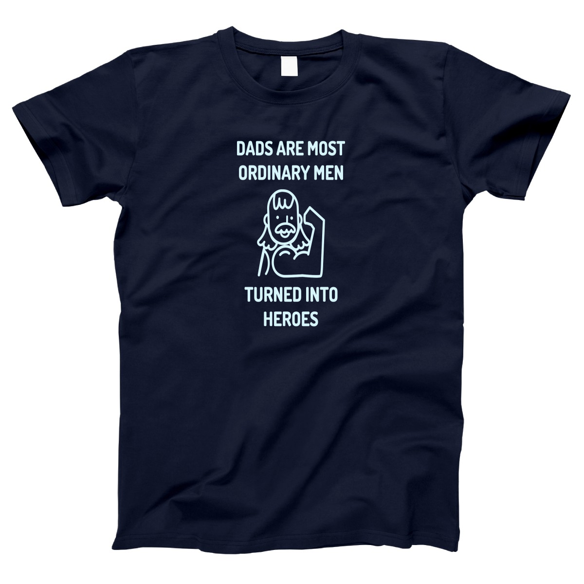 Dads are Most Ordinary Man Women's T-shirt | Navy