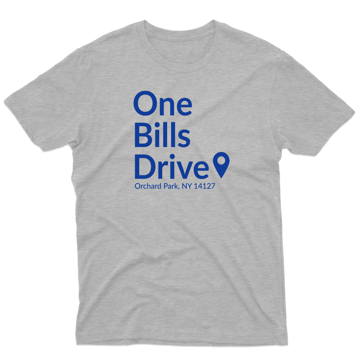 Buffalo Football Stadium Men's T-shirt | Gray