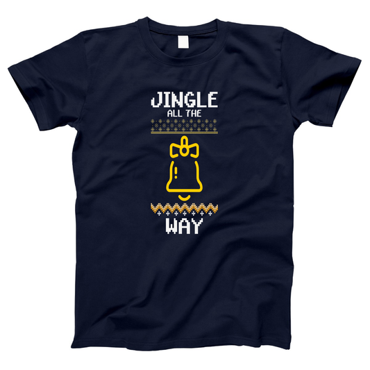 Jingle All the Way! Women's T-shirt | Navy