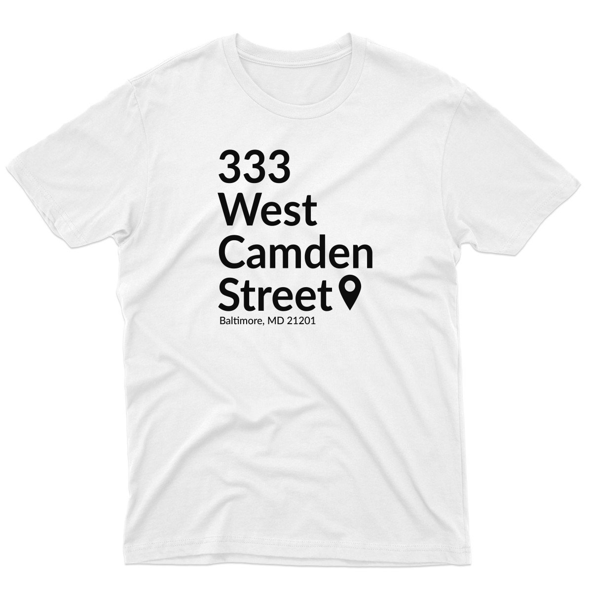 Baltimore Baseball Stadium Men's T-shirt | White