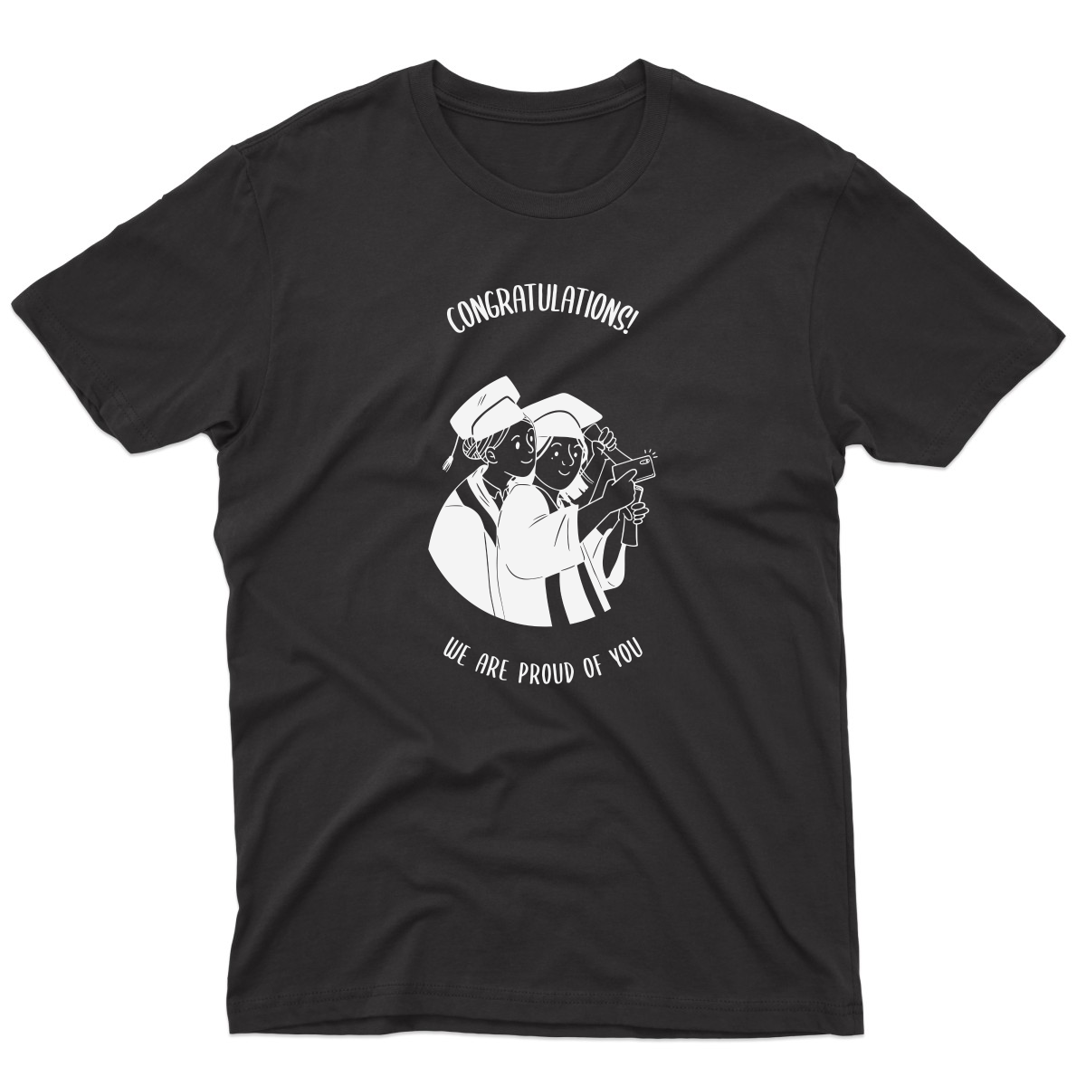 Happy Graduation Day Men's T-shirt | Black