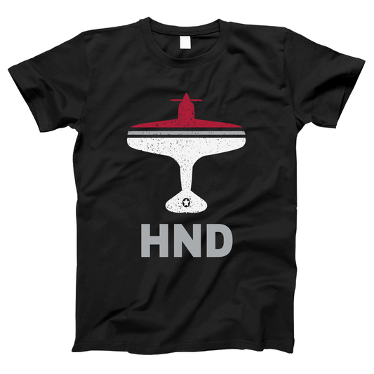 Fly Tokyo HND Airport Women's T-shirt | Black