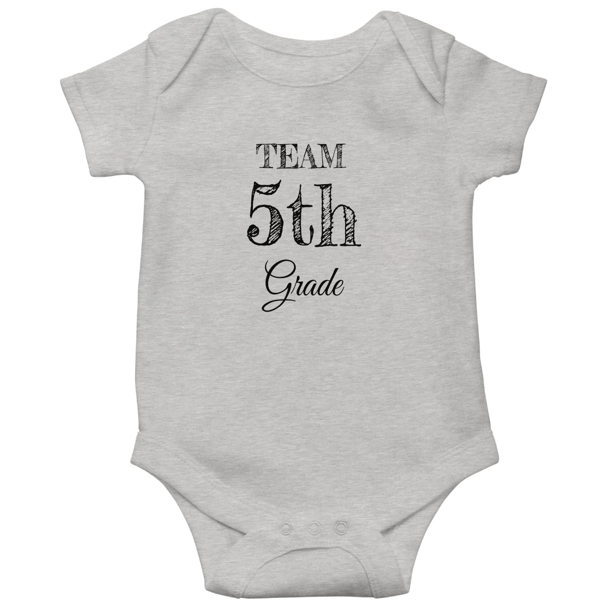 Team 5th Grade Baby Bodysuits