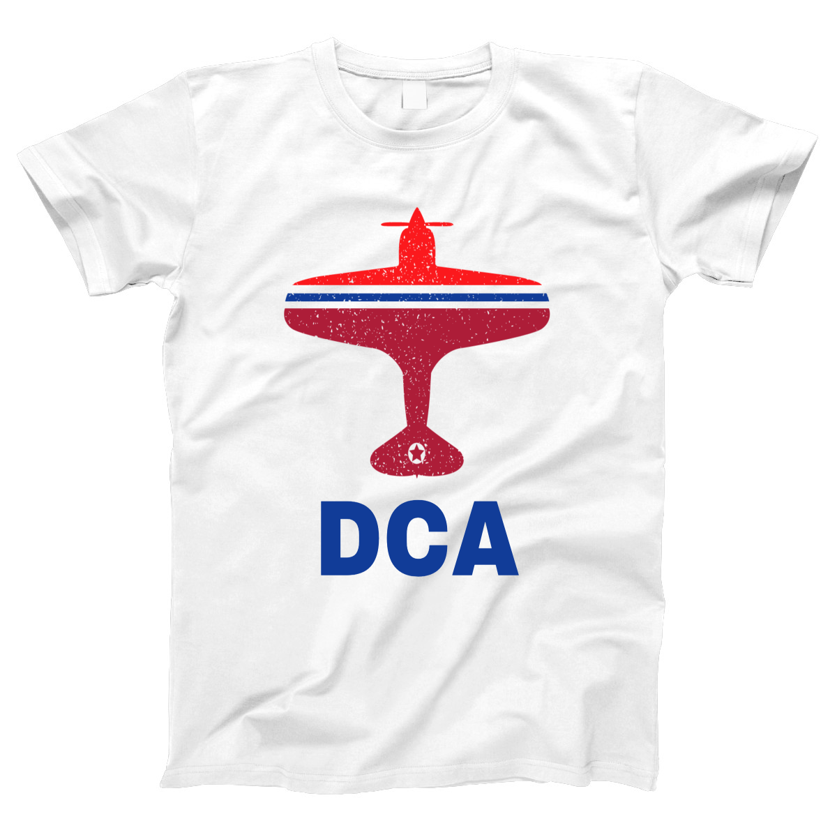 Fly Washington D.C. DCA Airport Women's T-shirt | White