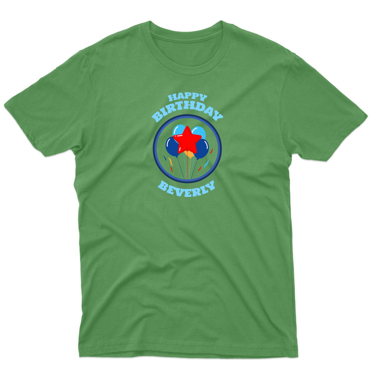 Happy Birthday Beverly Men's T-shirt | Green