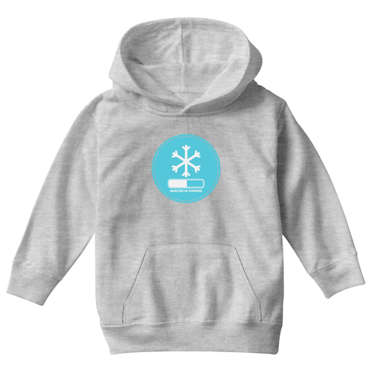 Winter Is Coming Kids Hoodie | Gray