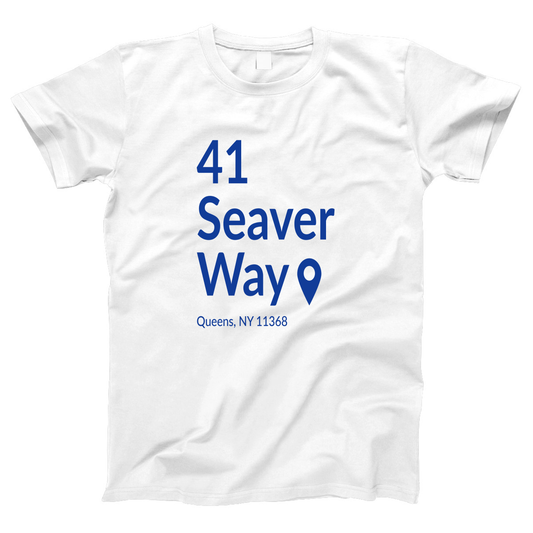 New York Baseball Stadium QNY Women's T-shirt | White