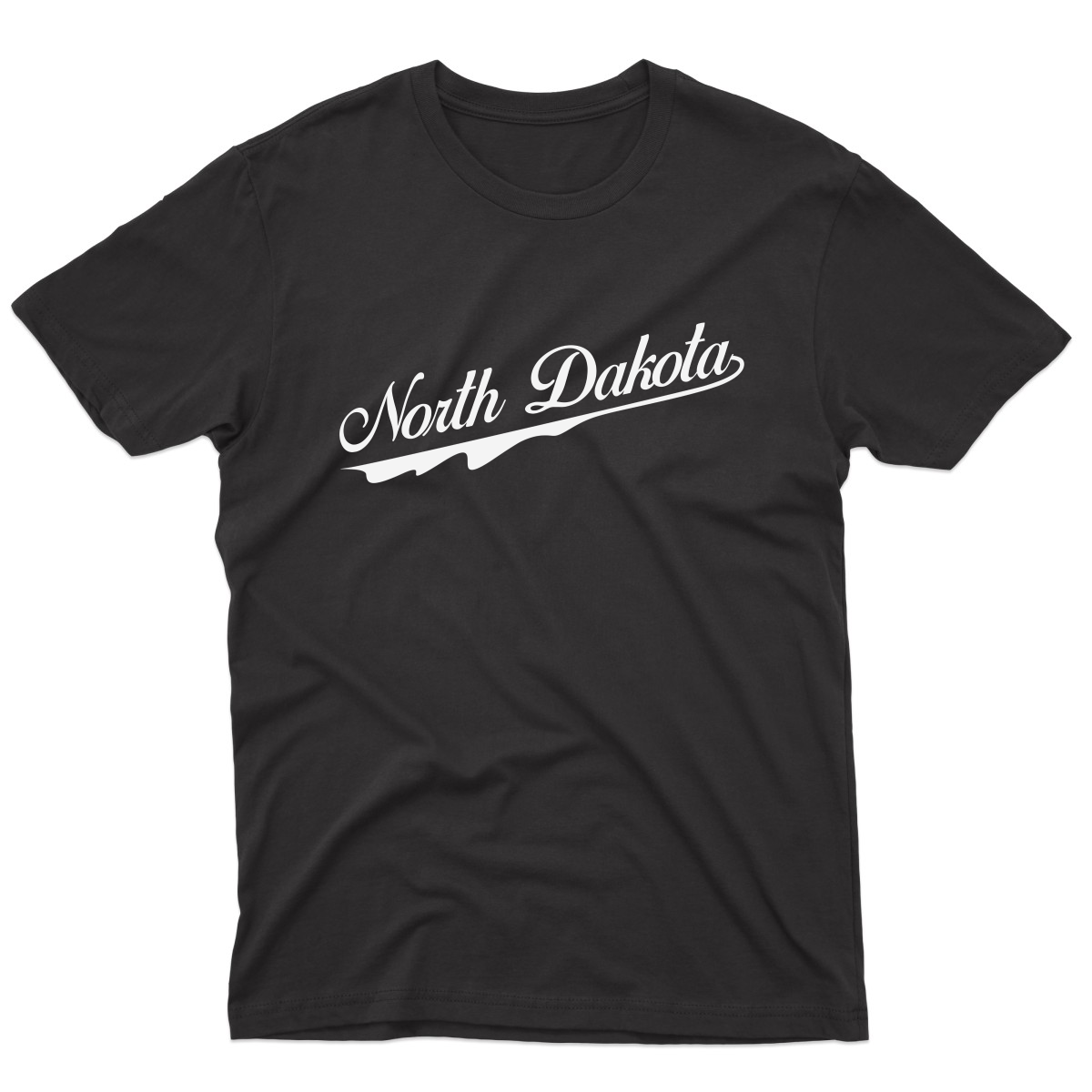 North Dakota Men's T-shirt | Black