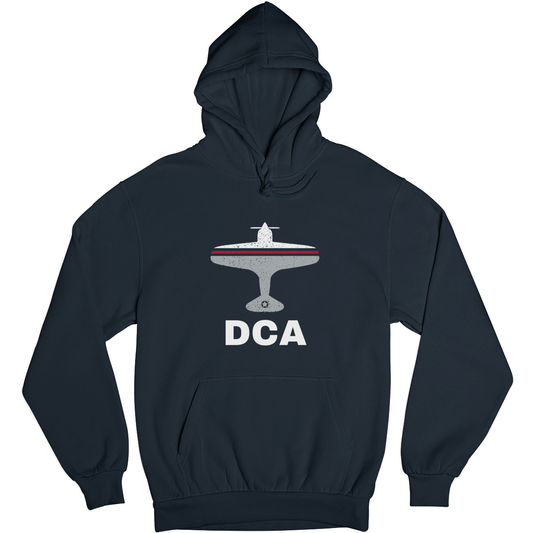 Fly Washington D.C. DCA Airport Unisex Hoodie | Navy