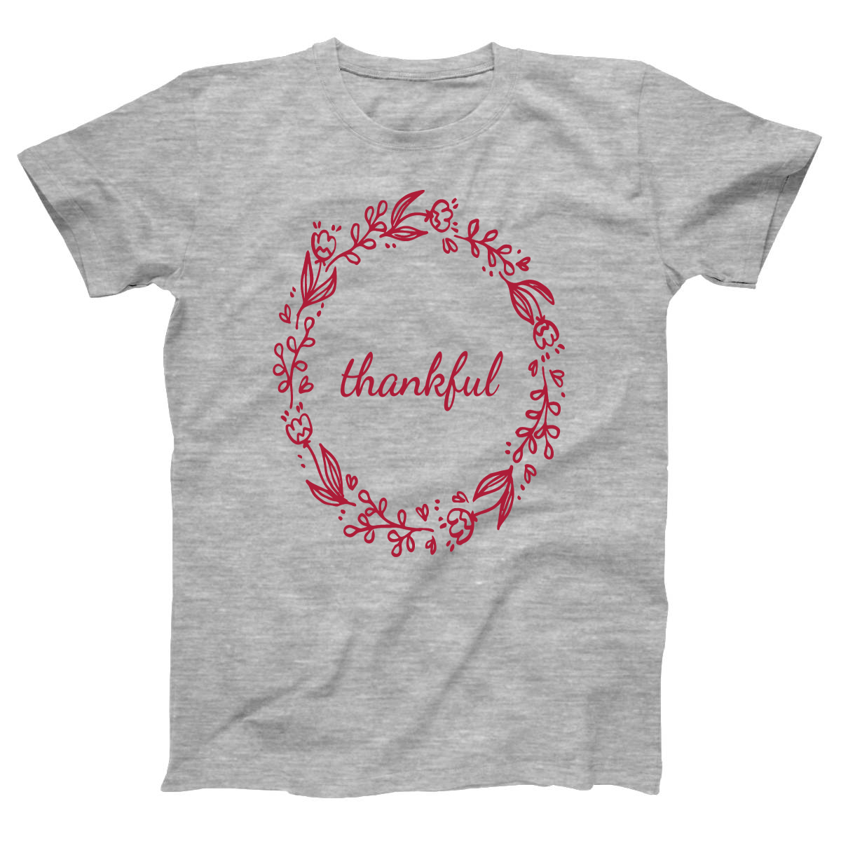 Thankful Women's T-shirt | Gray