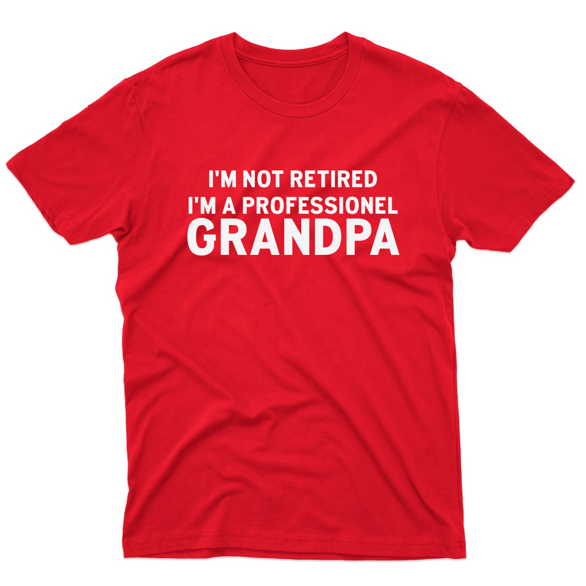 I'm A Professional Grandpa Men's T-shirt | Red