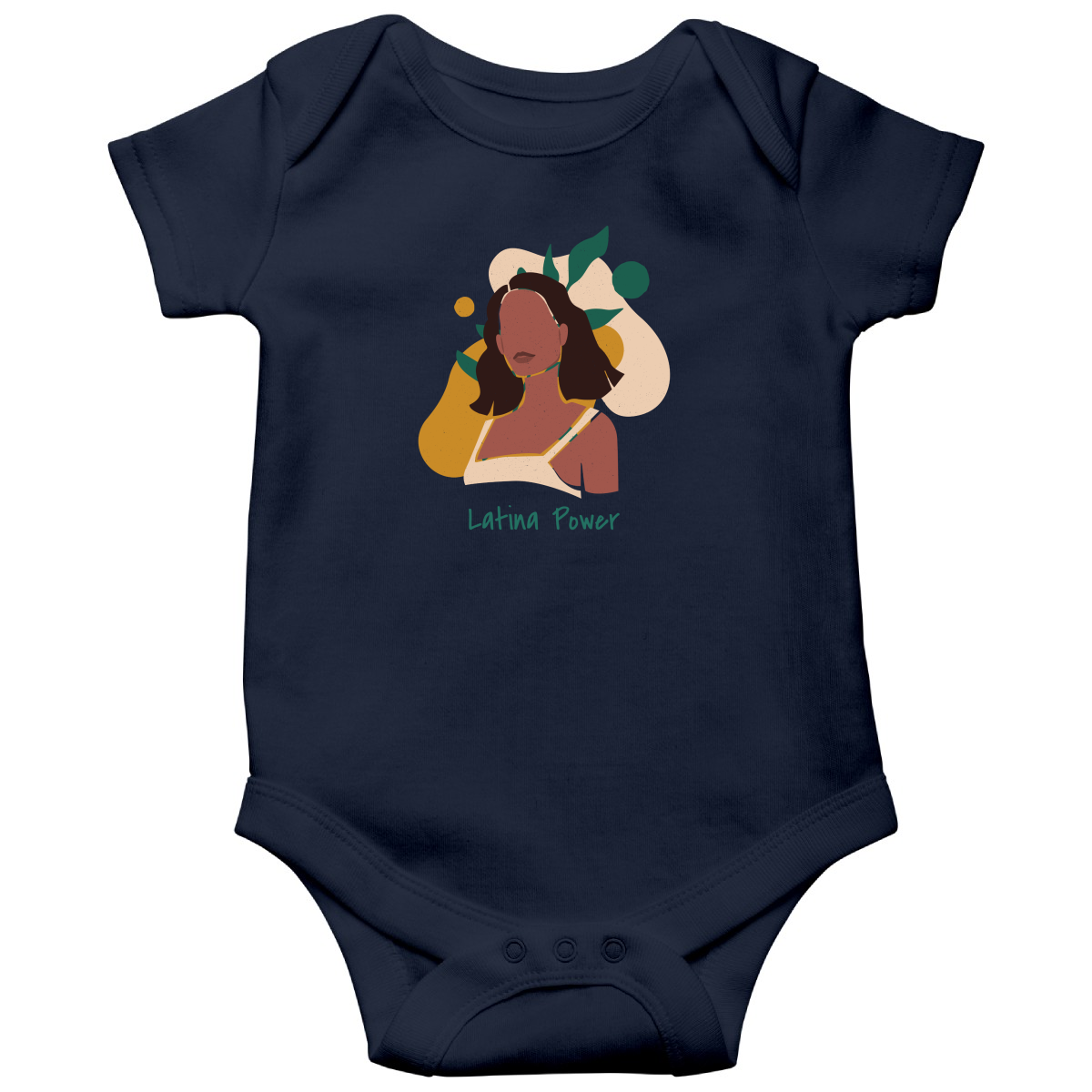 Latina Power Baby Bodysuits | Navy