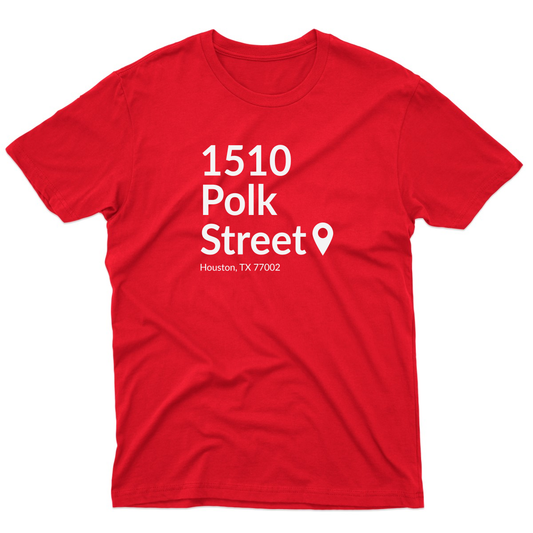 Houston Basketball Stadium Men's T-shirt | Red