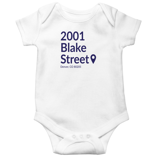 Colorado Baseball Stadium Baby Bodysuits