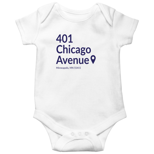 Minnesota Football Stadium Baby Bodysuits