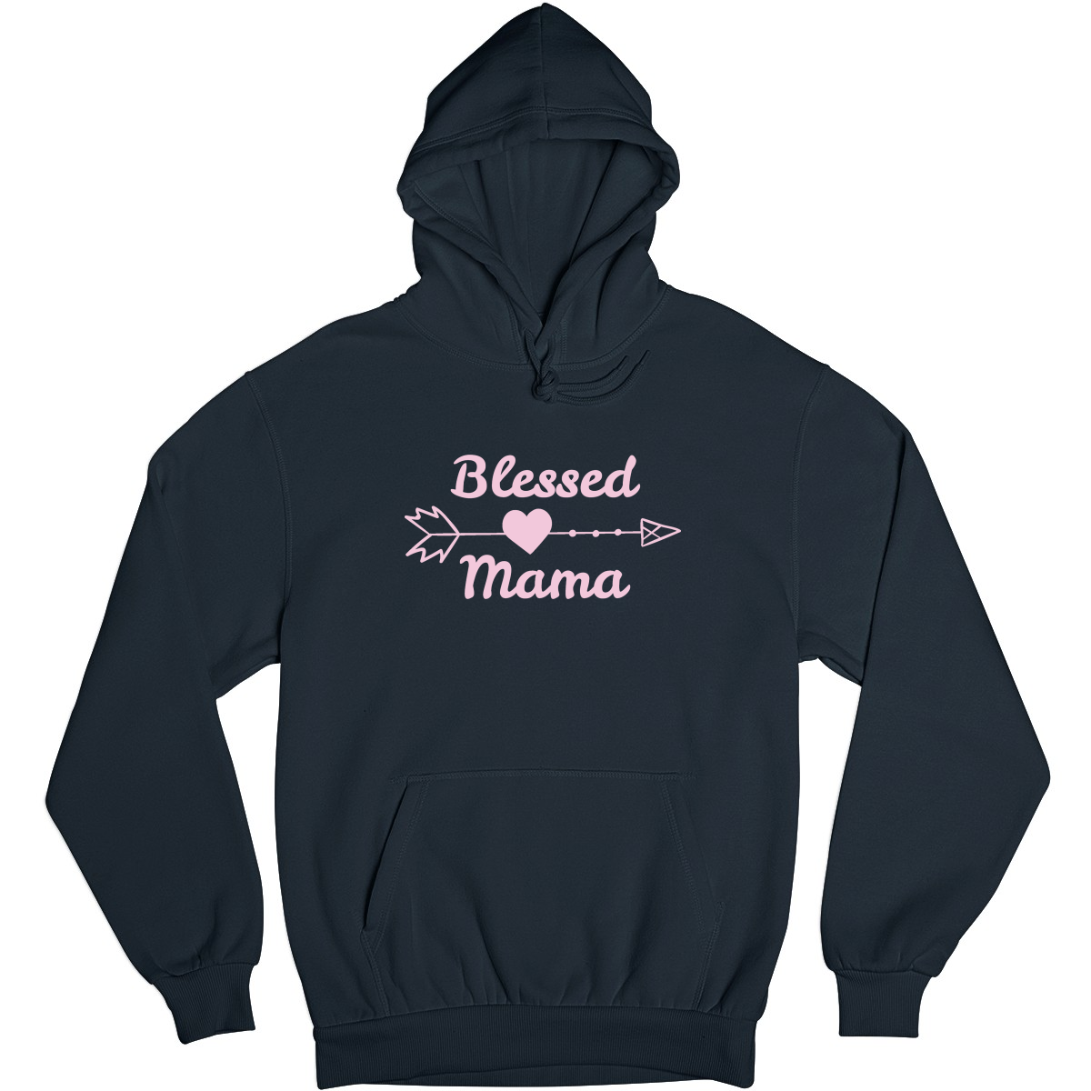 Blessed Mama Shirt Unisex Hoodie | Navy
