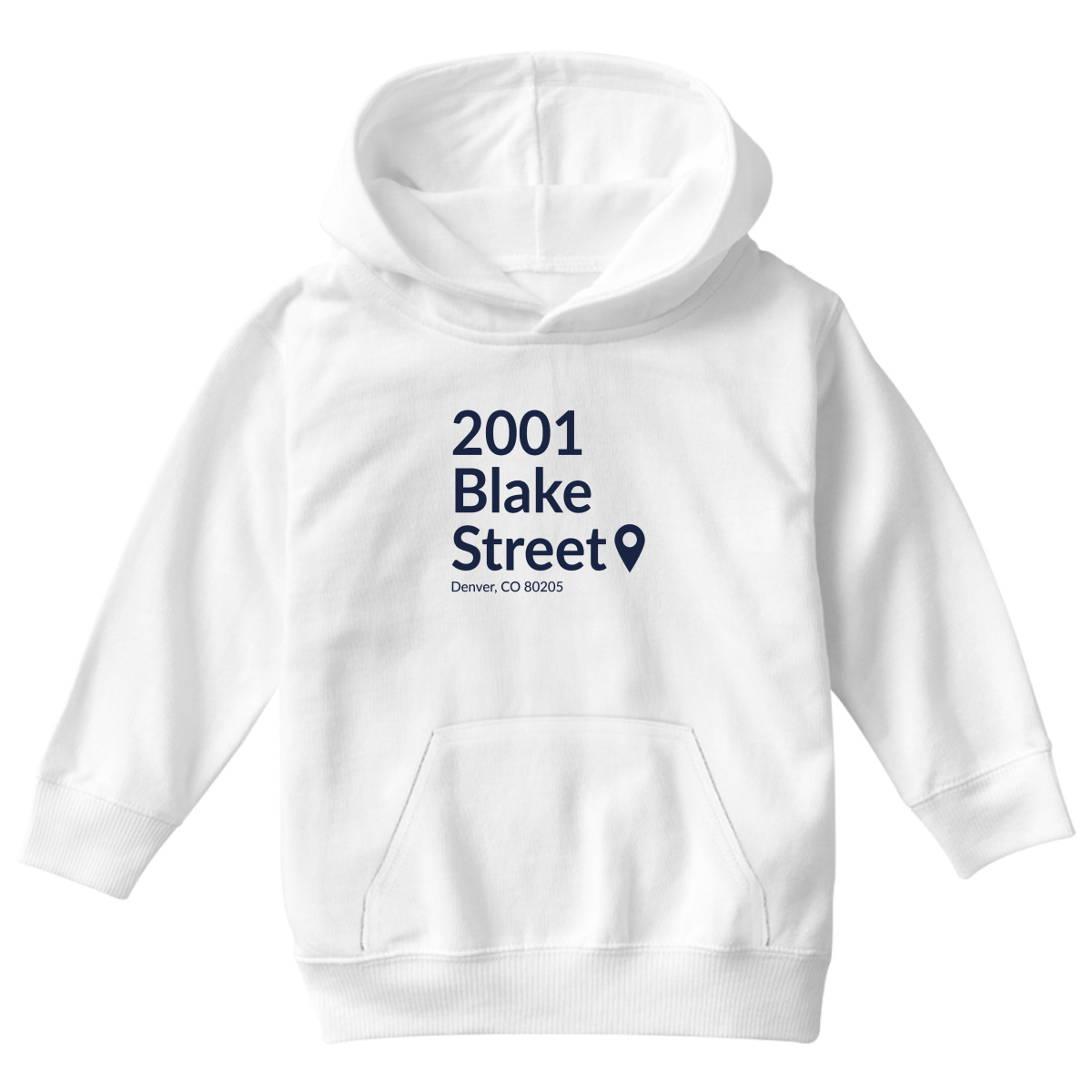 Colorado Baseball Stadium Kids Hoodie | White