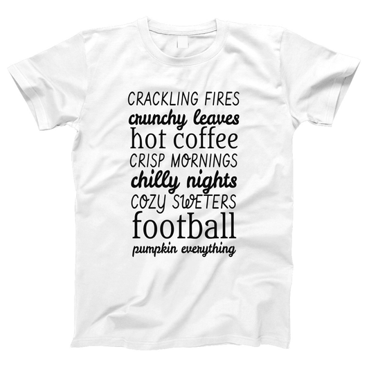 Fall List Women's T-shirt | White