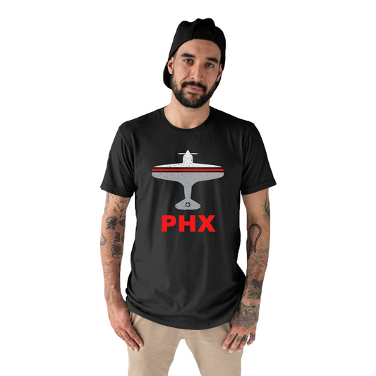 Fly Phoenix PHX Airport Men's T-shirt | Black