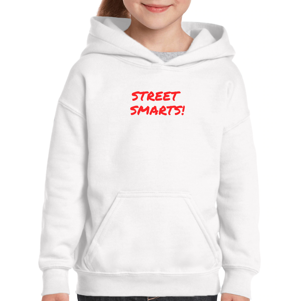 Street Smarts Kids Hoodie | White