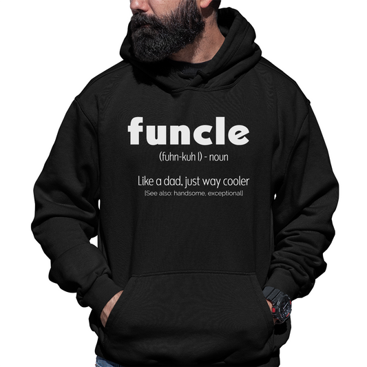 Funcle Unisex Hoodie | Black