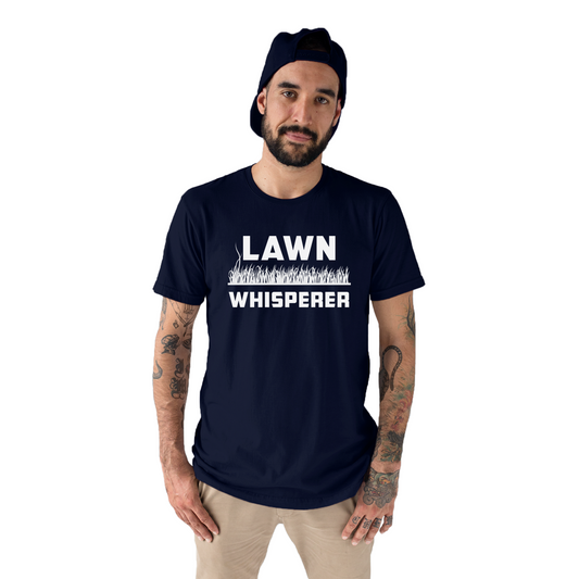 Lawn Whisperer Dad Men's T-shirt | Navy