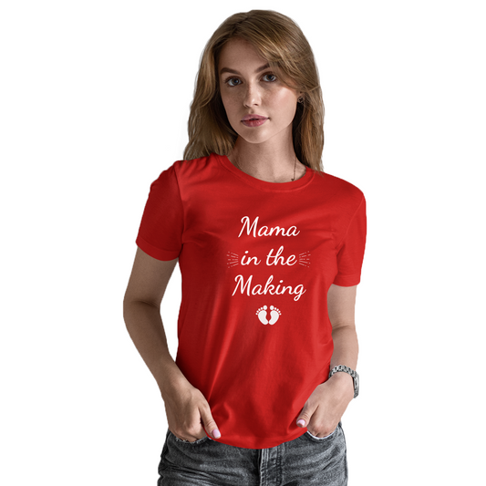 Mama in the Making Shirt Women's T-shirt | Red