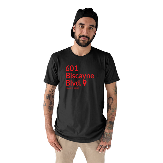 Miami Basketball Stadium Men's T-shirt | Black