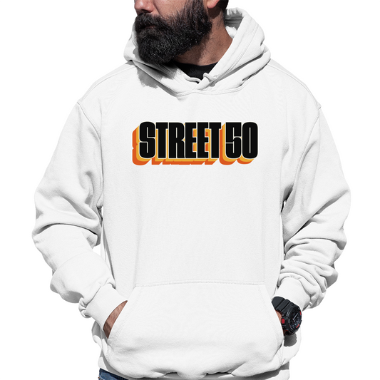 Warm 50 Unisex Hoodie | White