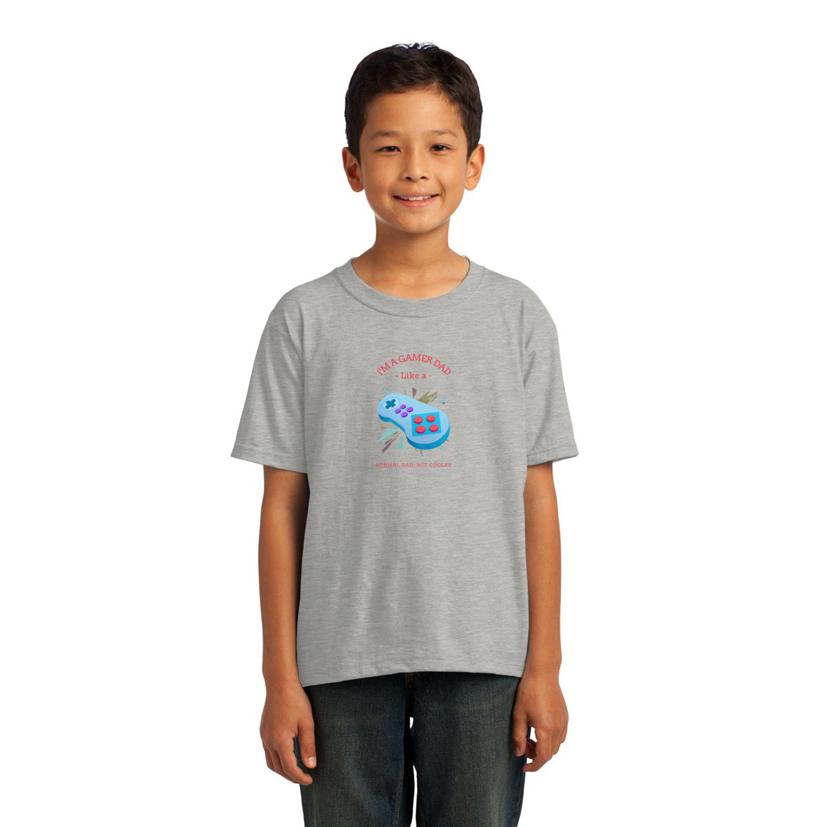 I'm a Gamer like a Dad Toddler T-shirt | Gray