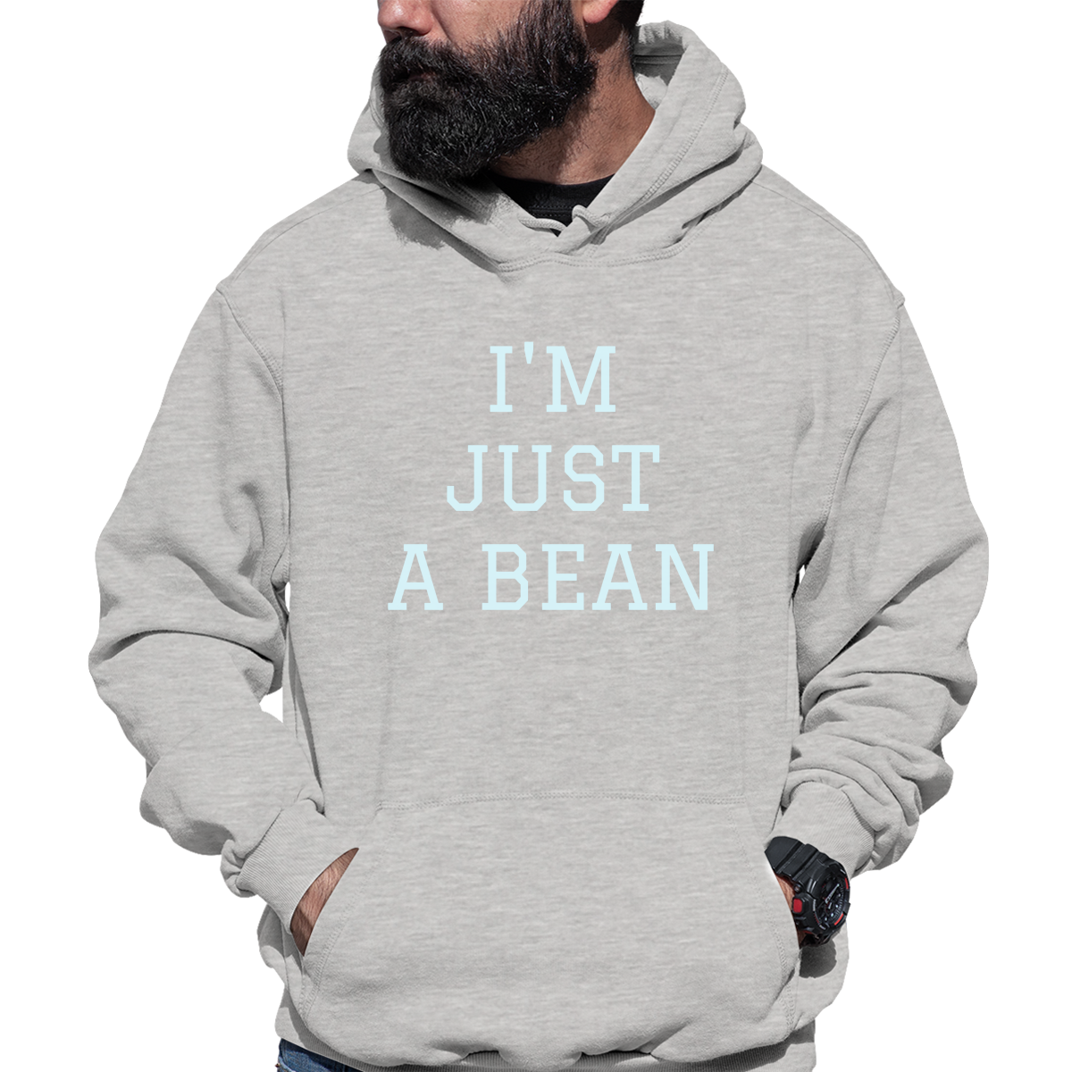 I'm Just A Bean Unisex Hoodie | Gray