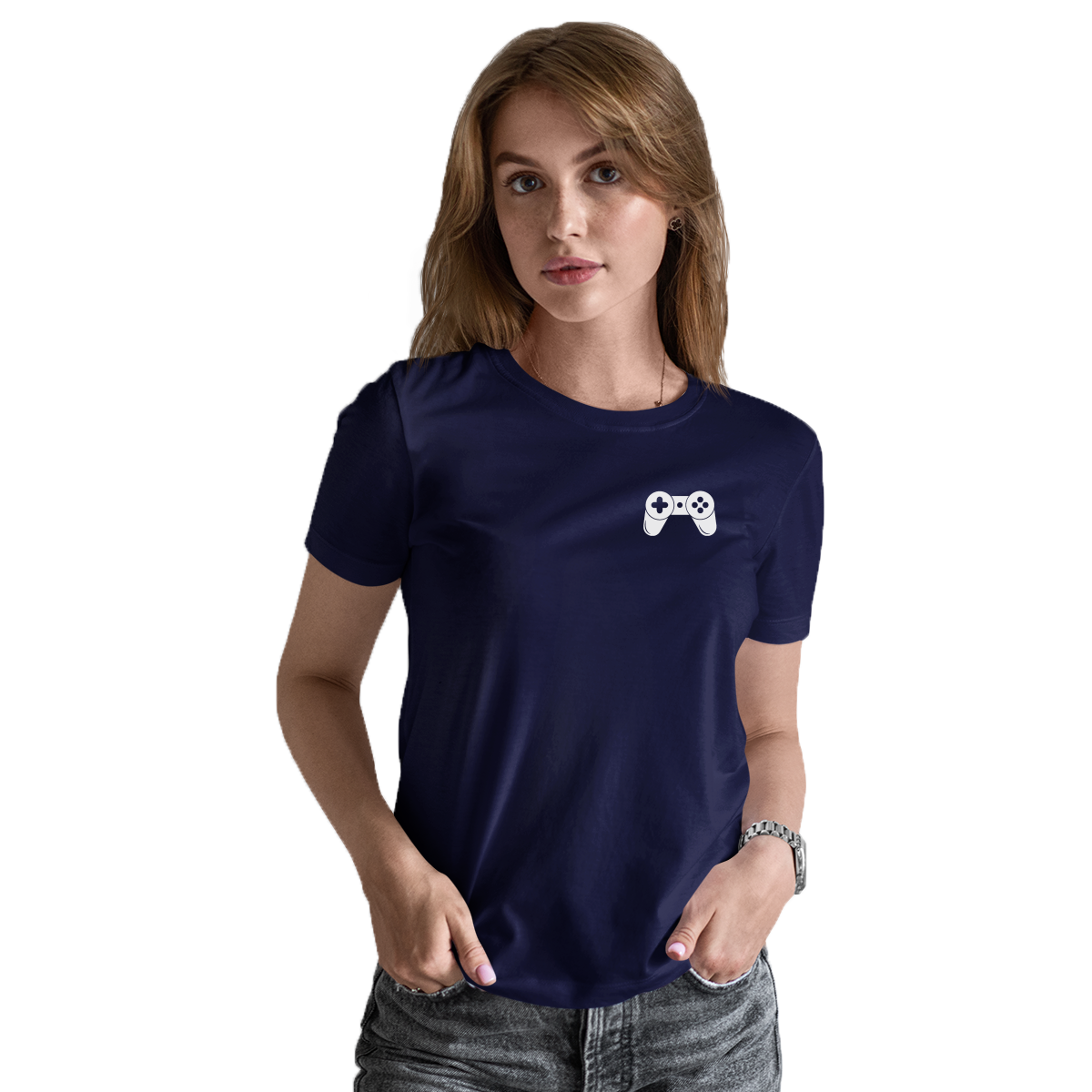 Game Console Women's T-shirt | Navy
