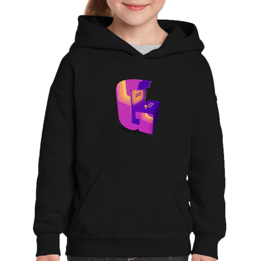 Game Over Kids Hoodie | Black