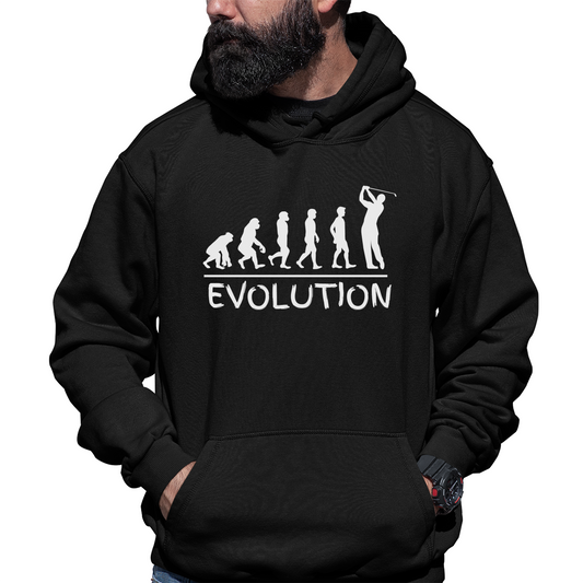 Golf Evolution Unisex Hoodie | Black