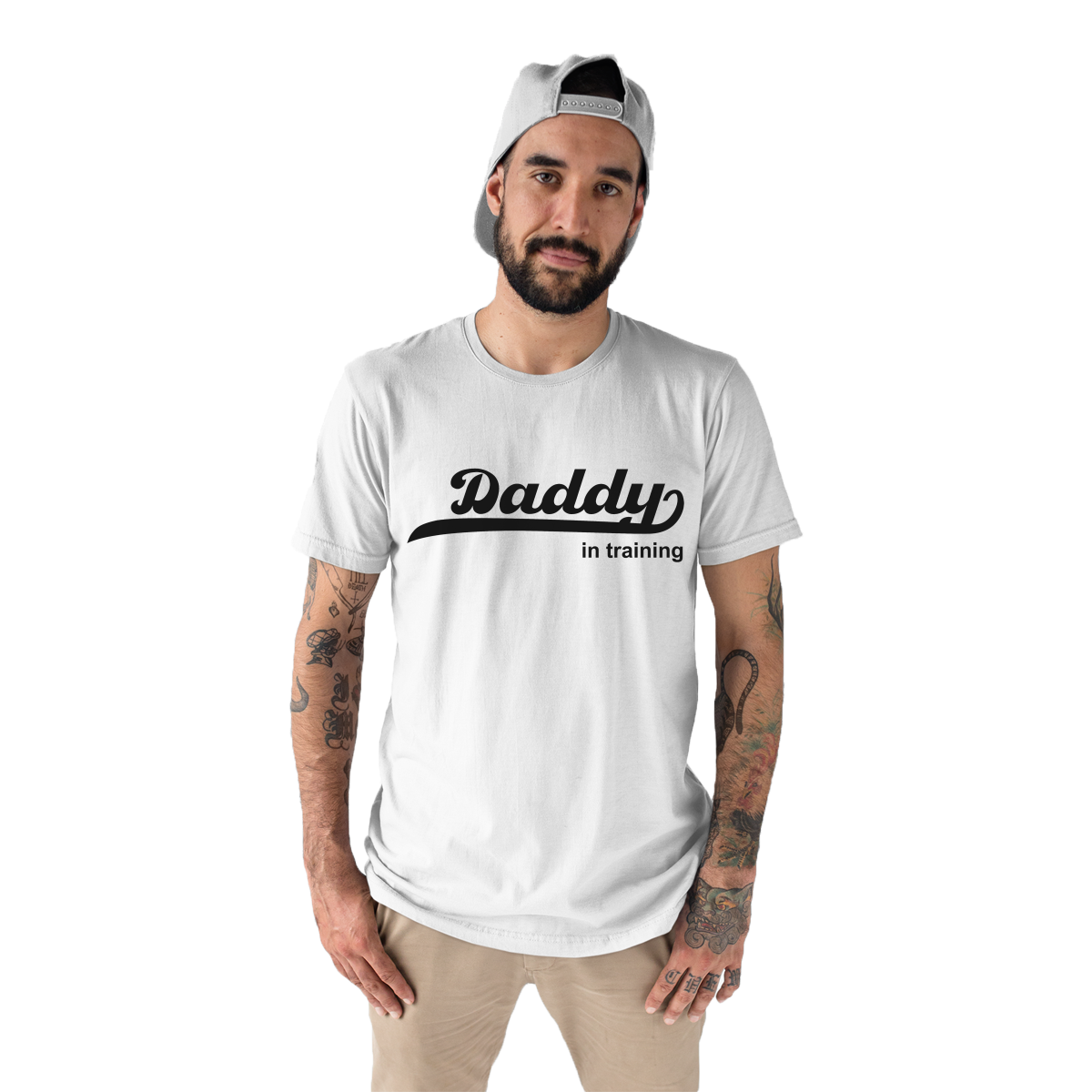 Daddy in training Men's T-shirt | White