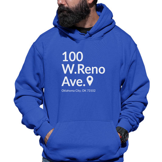 Oklahoma City Basketball Stadium Unisex Hoodie | Blue