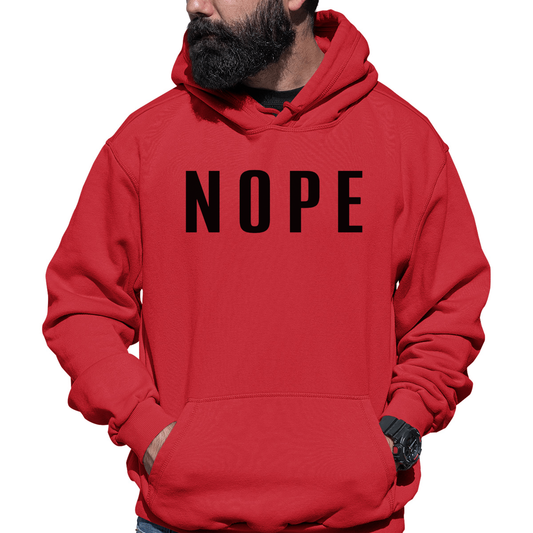 Nope Unisex Hoodie | Red