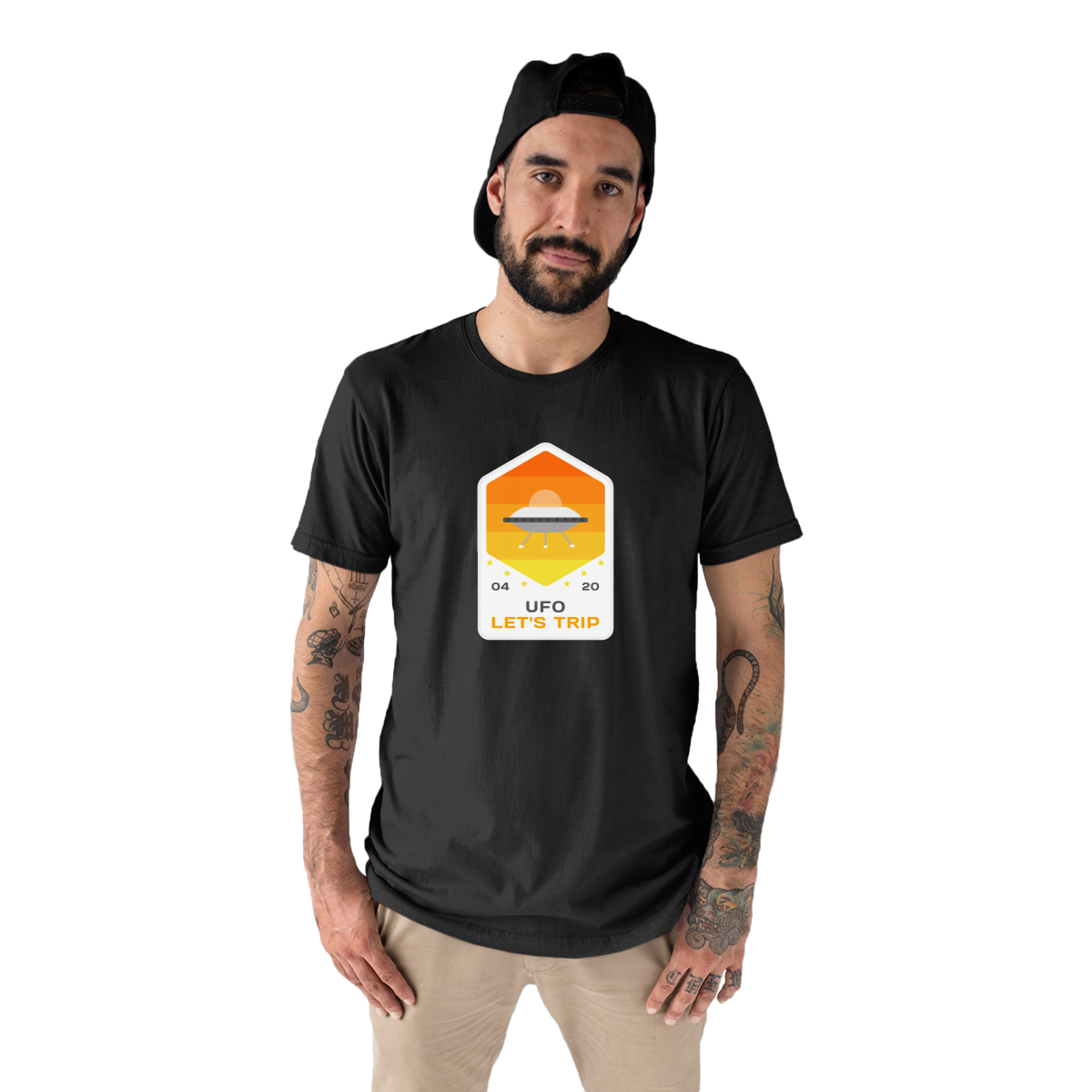 UFO Men's T-shirt | Black