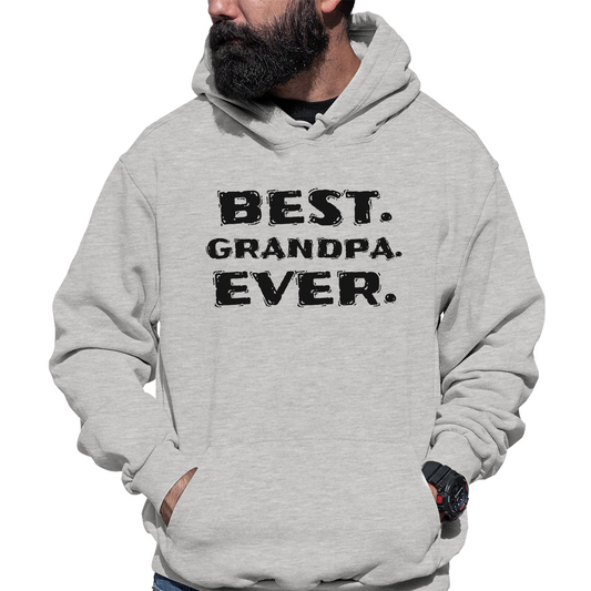 Best Grandpa Ever Unisex Hoodie | Gray