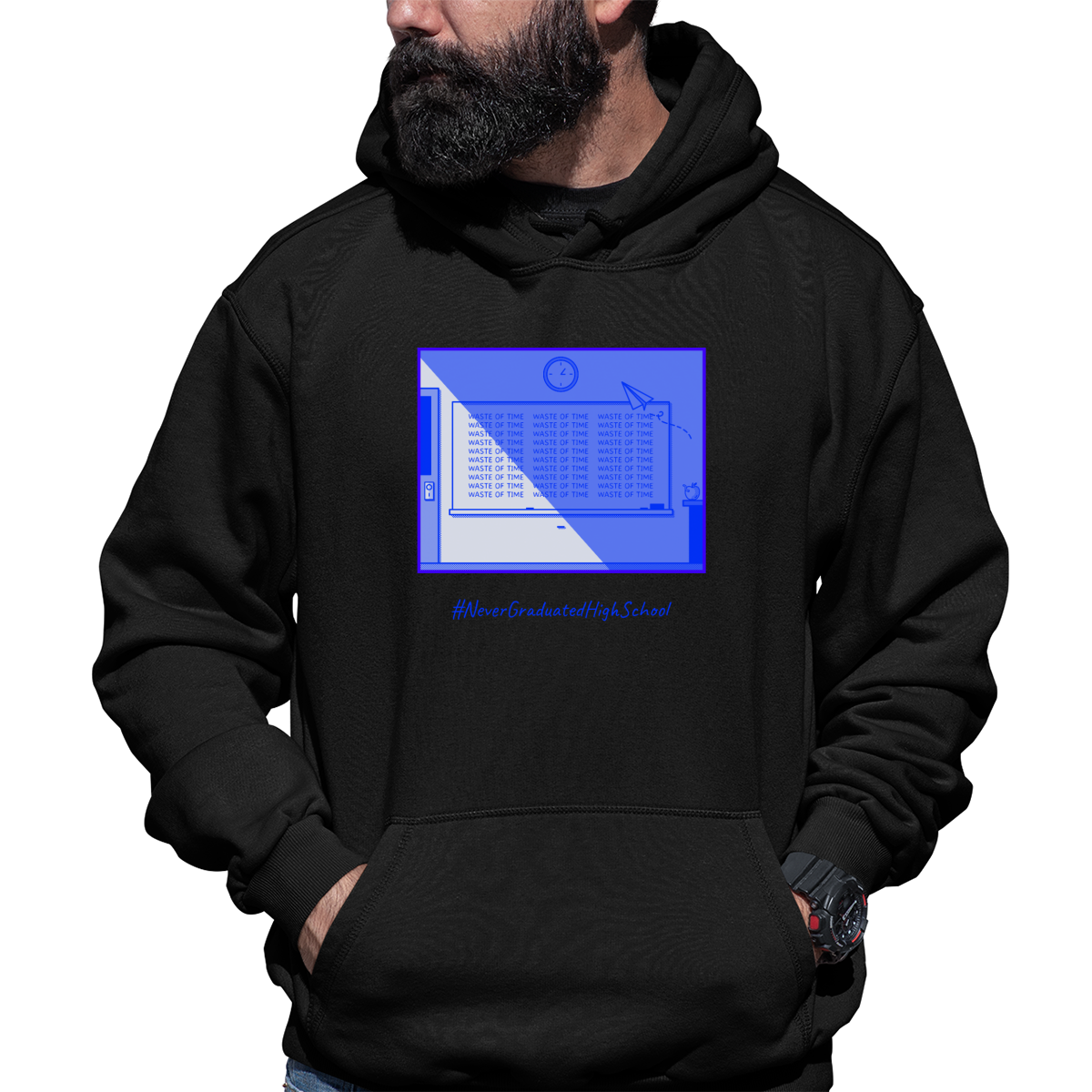 High School Dropout Unisex Hoodie | Black