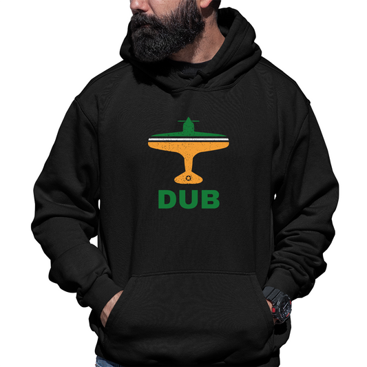 Fly Dublin DUB Airport Unisex Hoodie | Black