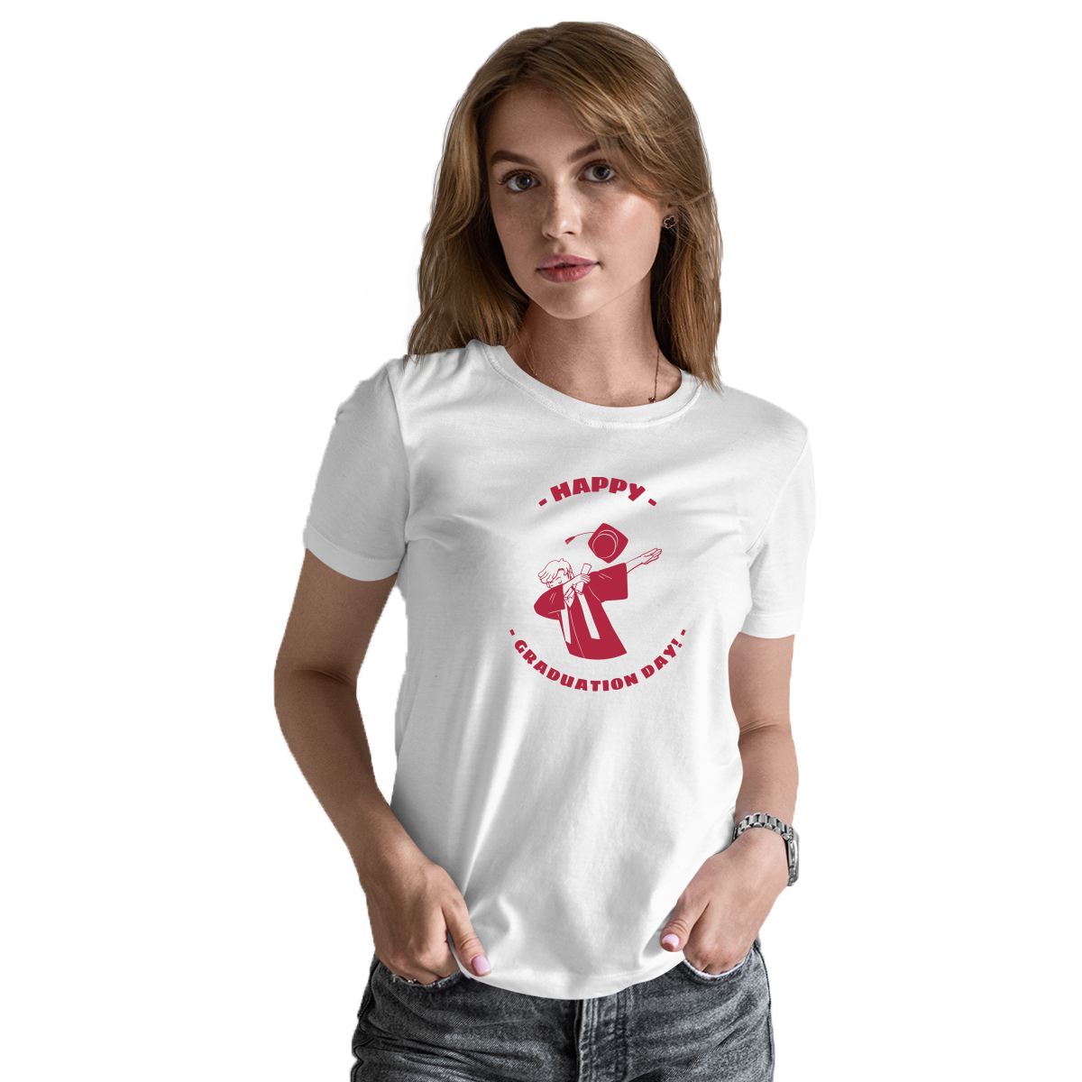 Happy Graduation Day Women's T-shirt | White