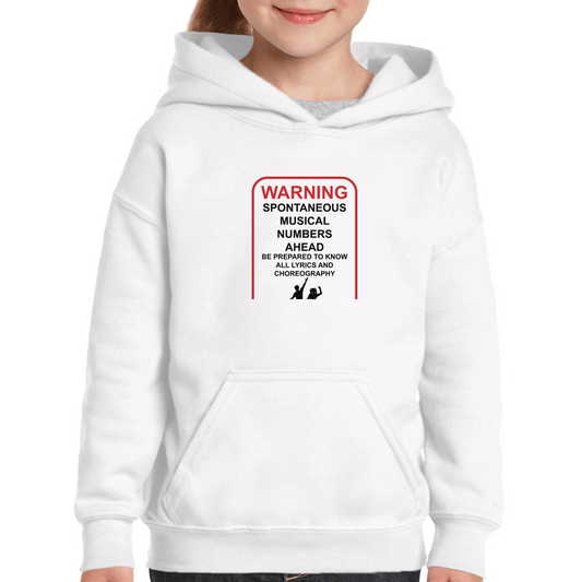 Musical Theater Kids Hoodie | White