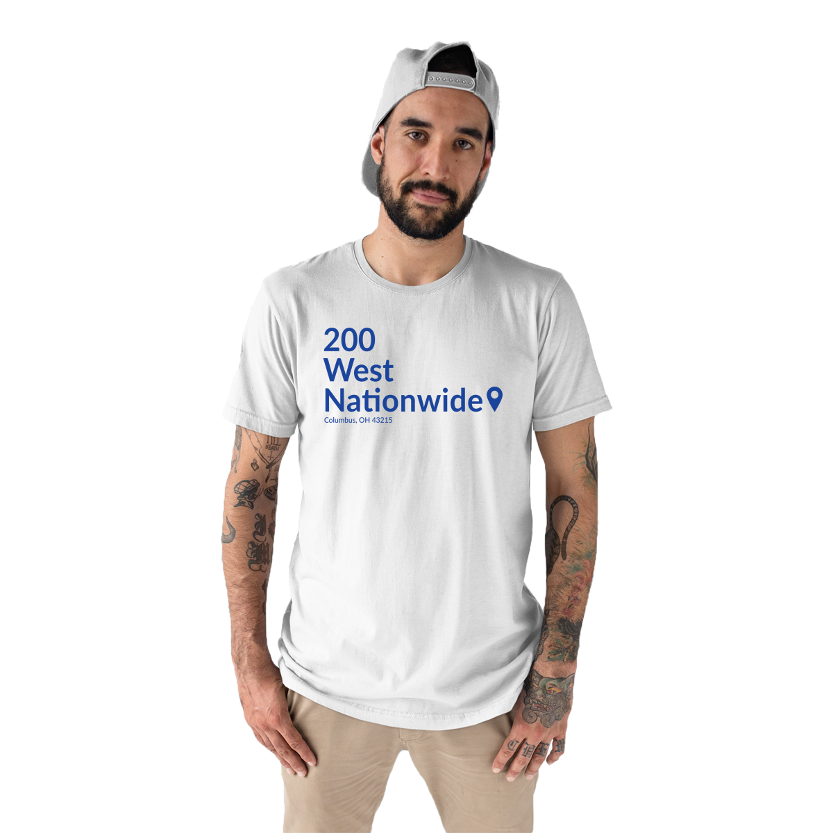 Columbus Hockey Stadium Men's T-shirt | White