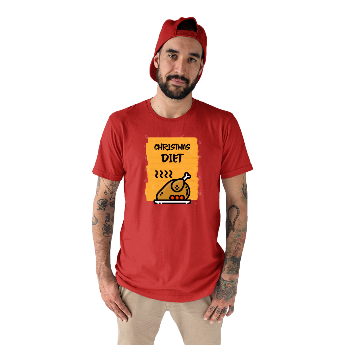 Christmas Diet Men's T-shirt | Red